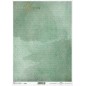 Fondo verde. Papel de arroz A4 para decoupage. ITD Collection Fondo verde. Papel de arroz A4 para decoupage. ITD Collection