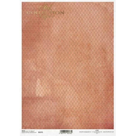 Fondo rojo. Papel de arroz A4 para decoupage. ITD Collection | L'aura Bella