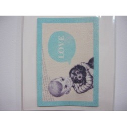 Pegatina para papel y tela. Love. Dailylike. Decoraciones, Pegatinas