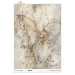 Estuco veneciano. Papel de arroz A3 para decoupage ITD | L'aura Bella