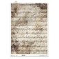 Partitura vintage. Papel de arroz A3 para decoupage. ITD Collection