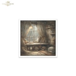 Casa de los ratoncitos. Pack 6 papeles de arroz.  ITD | L'aura Bella