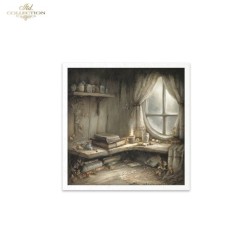 Casa de los ratoncitos. Pack 6 papeles de arroz.  ITD | L'aura Bella