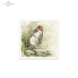 Libélulas, mariposas. Pack 6 papeles de arroz.  ITD | L'aura Bella