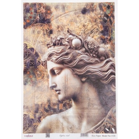 Afrodita. Olimpo. Papel Arroz decoupage. A3. Cadence | L'aura Bella