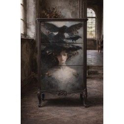 Ravens, cuervos. Papel Decoupage Mint by Michelle. A1