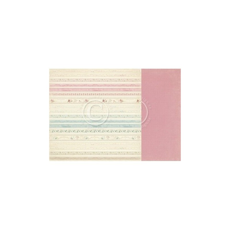 Papel scrapbooking Flea Market Borders PD5710F | L'aura Bella