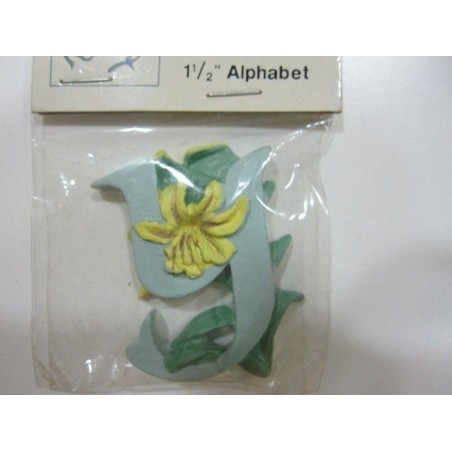 "Y". Letra de resina