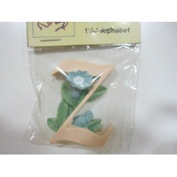 "Z". Letra de resina | L'aura Bella