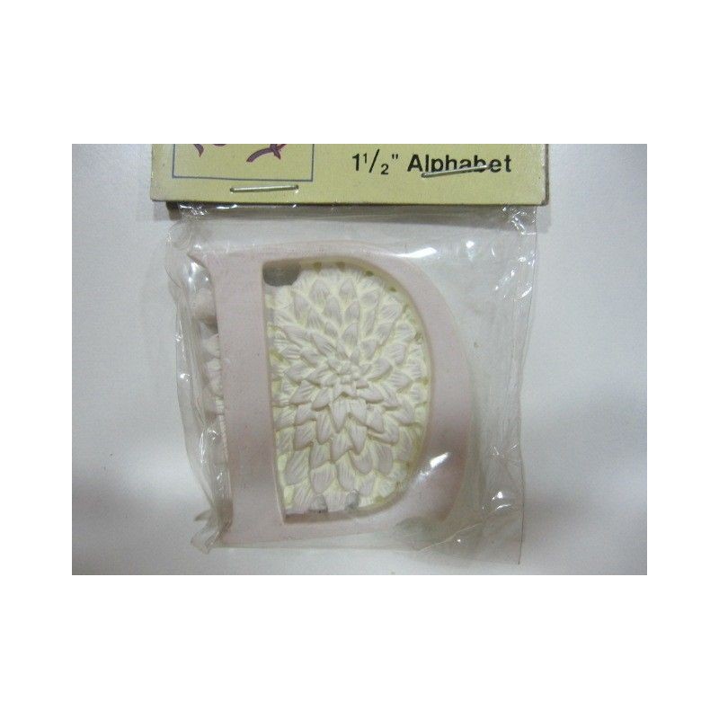 "D". Letra de resina | L'aura Bella