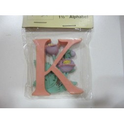 "K". Letra de resina | L'aura Bella