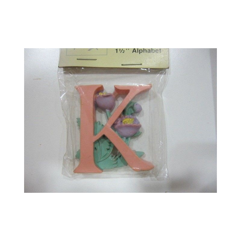 "K". Letra de resina | L'aura Bella