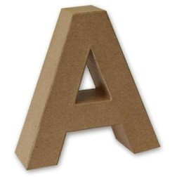 A. Letra de papel maché | L'aura Bella