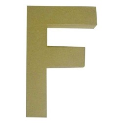 F. Letra de papel maché | L'aura Bella