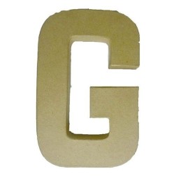 G. Letra de papel maché | L'aura Bella