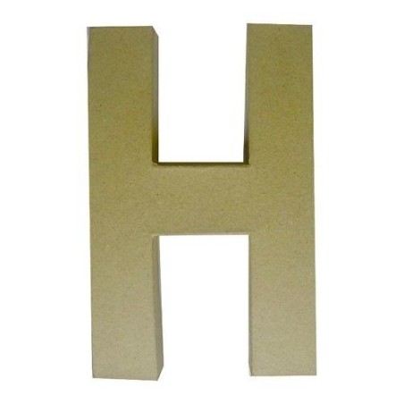 H. Letra de papel maché | L'aura Bella