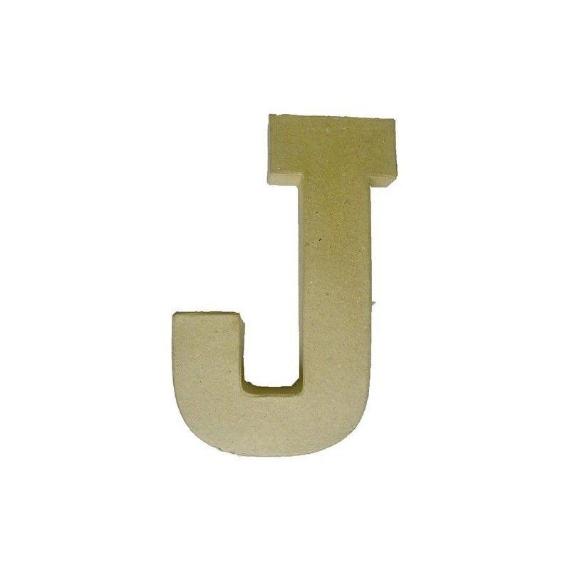 J. Letra de papel maché | L'aura Bella