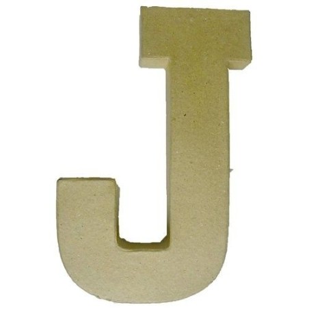 J. Letra de papel maché | L'aura Bella