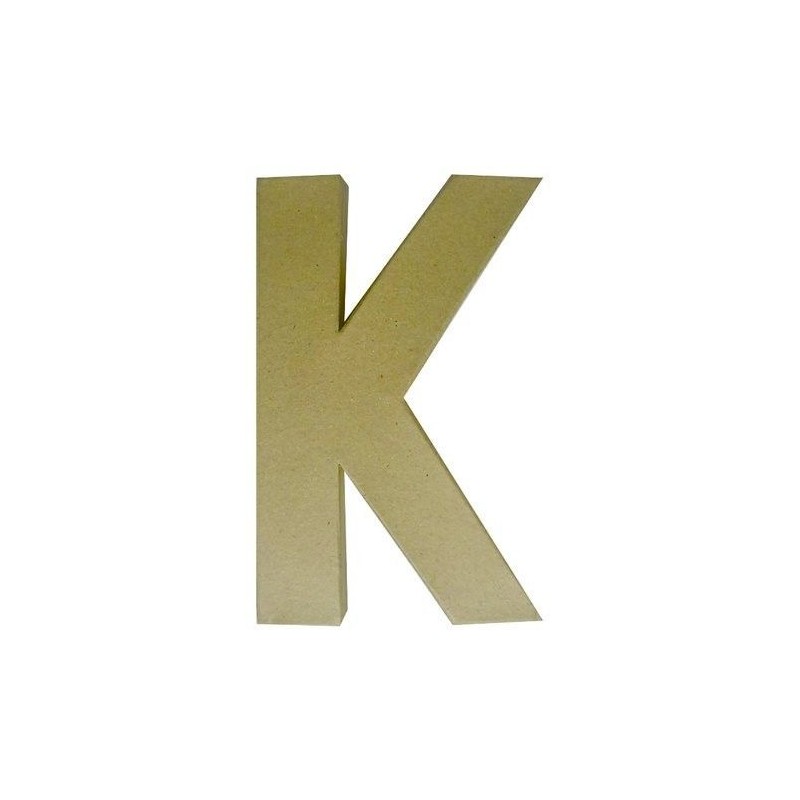 K. Letra de papel maché | L'aura Bella