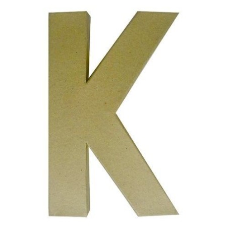 K. Letra de papel maché | L'aura Bella