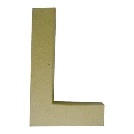 L. Letra de papel maché | L'aura Bella