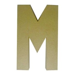 M. Letra de papel maché | L'aura Bella