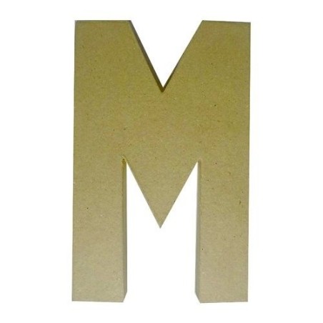 M. Letra de papel maché | L'aura Bella