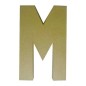 M. Letra de papel maché