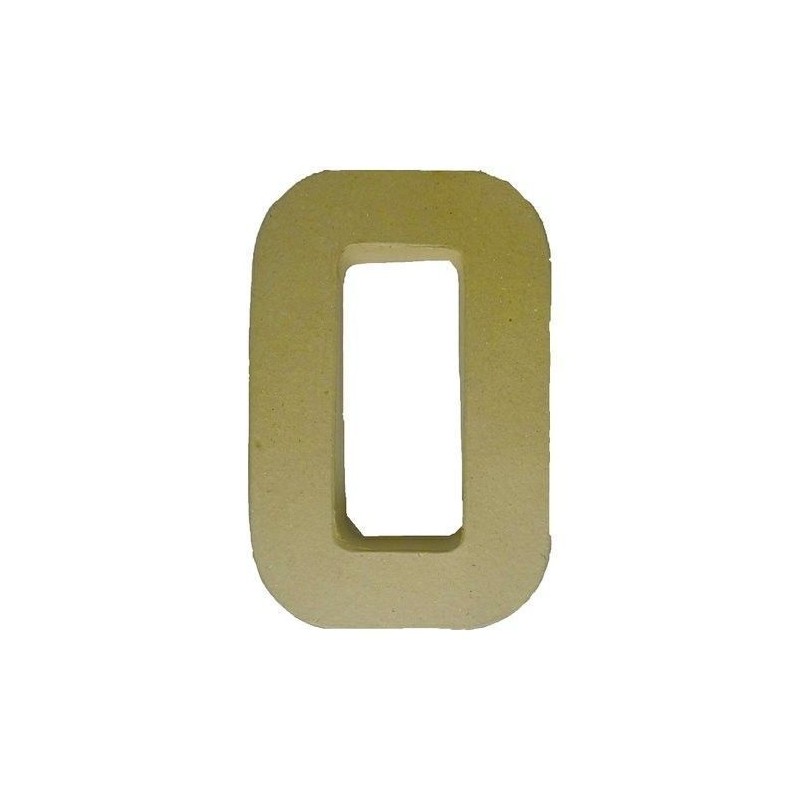 O. Letra de papel maché | L'aura Bella