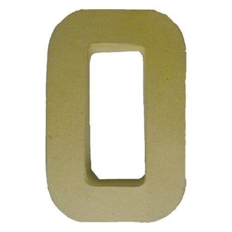 O. Letra de papel maché | L'aura Bella