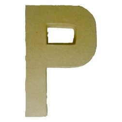 P. Letra de papel maché | L'aura Bella