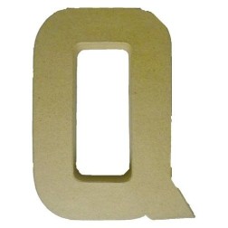 Q. Letra de papel maché | L'aura Bella