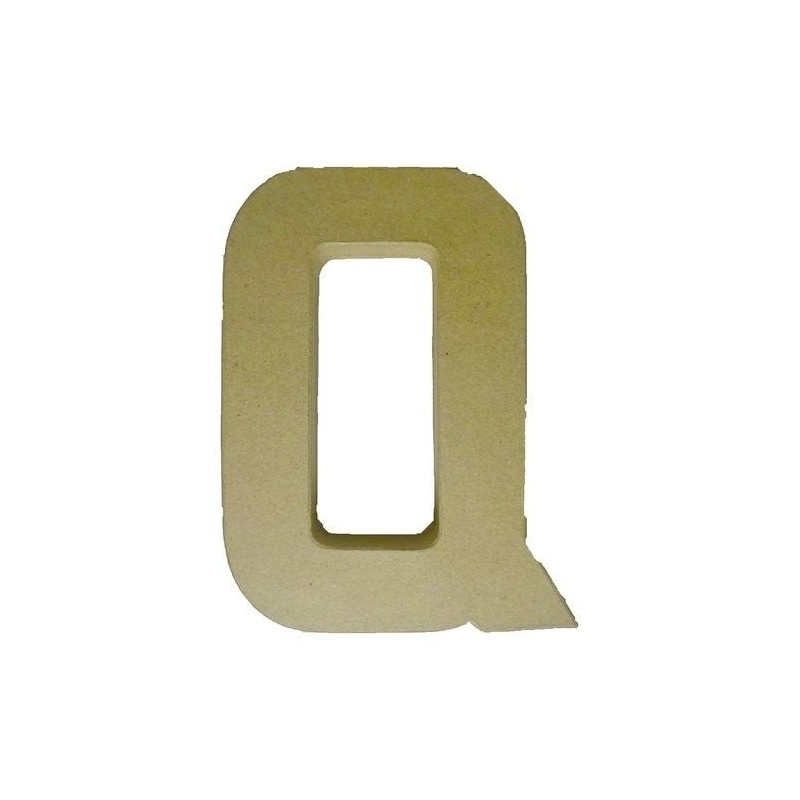 Q. Letra de papel maché | L'aura Bella