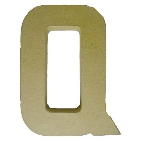 Q. Letra de papel maché | L'aura Bella