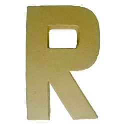 R. Letra de papel maché | L'aura Bella