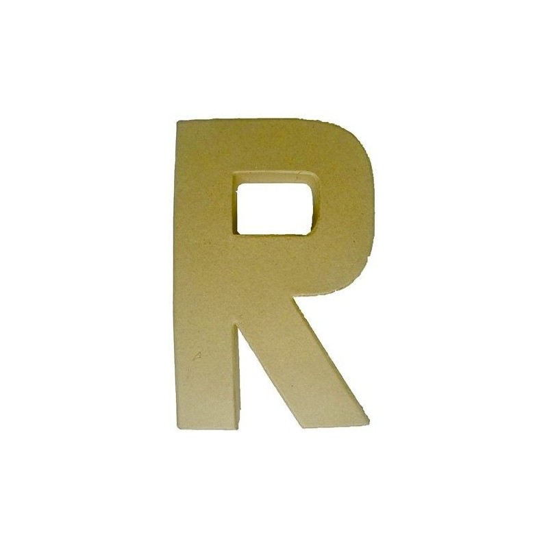 R. Letra de papel maché | L'aura Bella