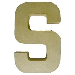 S. Letra de papel maché | L'aura Bella