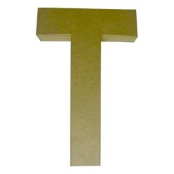 T. Letra de papel maché | L'aura Bella