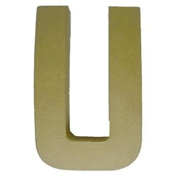 U. Letra de papel maché | L'aura Bella