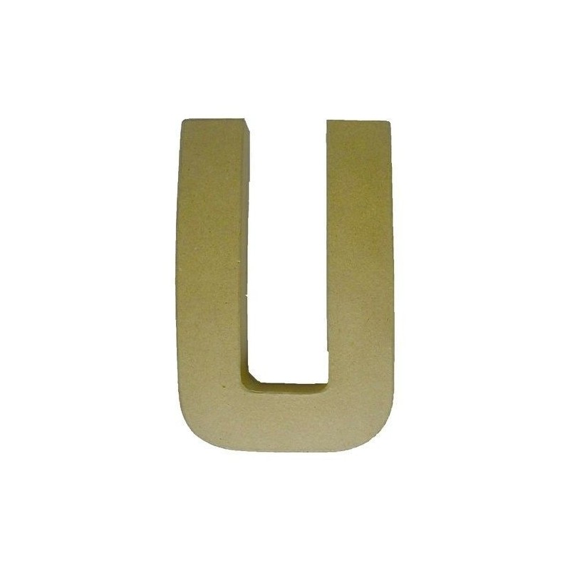 U. Letra de papel maché | L'aura Bella