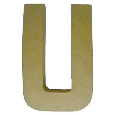 U. Letra de papel maché | L'aura Bella