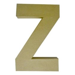 Z. Letra de papel maché | L'aura Bella