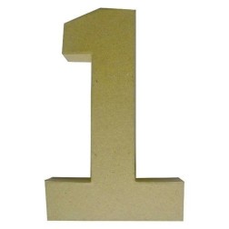 1. Número de papel maché | L'aura Bella