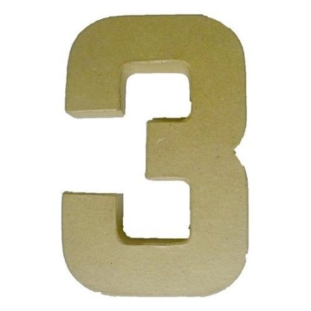 3. Número de papel maché | L'aura Bella