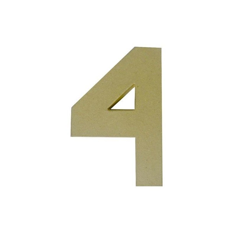 4. Número de papel maché | L'aura Bella