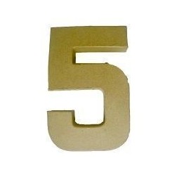 5. Número de papel maché | L'aura Bella