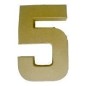 5. Número de papel maché