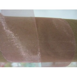 Lazo organza rosa claro 25mm. 1 metro