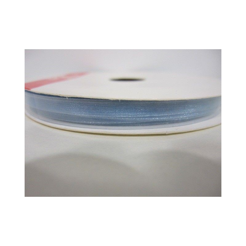 Lazo organza azul cielo 3mm |L' aura Bella
