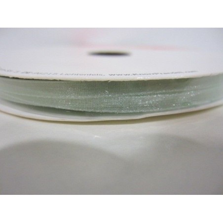 Lazo organza verde palido 3mm
